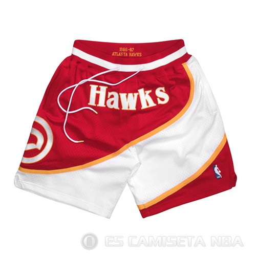 Pantalone Atlanta Hawks 1986-87 Rojo - Haga un click en la imagen para cerrar